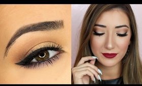 Sultry Eyes and Dark Lips Makeup Tutorial!