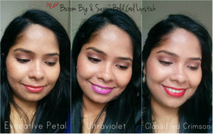brand new lipsticks from Buxom Cosmetics