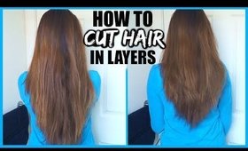 HOW TO CUT YOUR HAIR IN LAYERS AT HOME!│DIY LAYERS IN LONG HAIR│EASY LAYERS HAIR CUTTING TUTORIAL