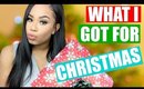 WHAT I GOT FOR CHRISTMAS 2015 & WHAT I GAVE MY FIANCE FOR CHRISTMAS!