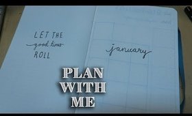 JANUARY 2019 BULLET JOURNAL PLAN WITH ME