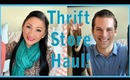 THRIFT STORE HAUL & SHOW with my husband! - AprilAthena7