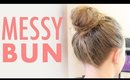 Messy Bun for Curly Hair | Modern Martha