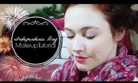 Independence Day Makeup Tutorial ft  MAC Shadows