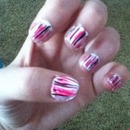 Striped nails