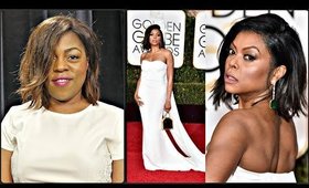 Taraji P Henson Golden Globes Look