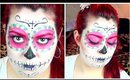 Sugar Skull Halloween Makeup Tutorial | MsMal27