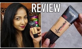 LOREAL INFALLIBLE PRO MATTE Foundation REVIEW + COMPARISON with LOREAL MAT MAGIQUE | Stacey Castanha