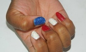 4th of July nails