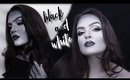 BLACK AND WHITE Halloween Makeup