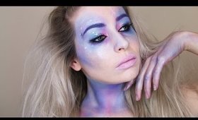 PASTEL GALAXY HALLOWEEN MAKEUP TUTORIAL!