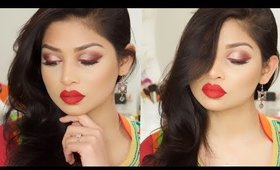 পহেলা বৈশাখ মেকাপ || নববর্ষ - ১৪২৫ || Bangla New Year 2018 makeup ||