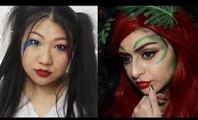 Asian Harley Quinn Inspired Look | Collaboration with Blinged Out Lemons