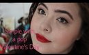 Simple with a pop | Valentine's Day makeup tutorial
