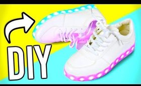 DIY Light up shoes! DIY ideas you NEED to try!