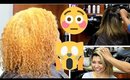 DETAILED Silk Press on Natural Hair! Creamy Ice Blonde/Joico (Voice over)