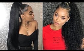 Ponytail Hairstyle Ideas for Black Women