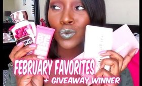 February Favorites + Giveaway winner