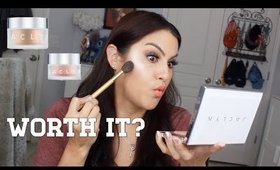 JACLYN HILL COSMETICS HIGHLIGHTERS REVIEW AND TRY ON