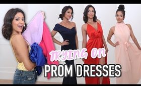 Trying on $30 Prom Dresses from Amazon! | Bethany Mota