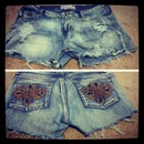 Diy distressed shorts project!