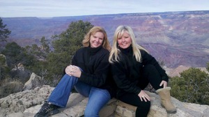 My daughter and I at the Grand Canyon