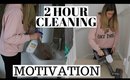 CLEAN WITH ME UK  2 HOUR CLEANING MOTIVATION WITH MUSIC