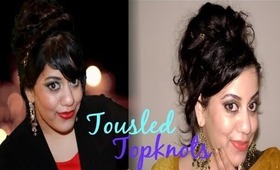 [HAIR] Tousled Topknots: 2 Easy Hairstyles