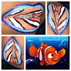 Finding Nemo inspired Lip Art