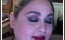 Fall Makeup Brown Smokey Eye with Berry Plum Lip