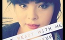 Get Ready with me | University makeup
