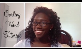 Curling Wand Tutorial for Relaxed Hair !