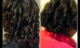 Live Tutorial: Glam Curls Using Curling wand.