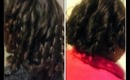 Live Tutorial: Glam Curls Using Curling wand.