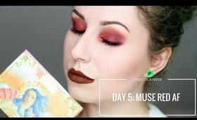 LIMECRIME VENUS I - DAY 5: MUSE RED AF | 1 PALETTE FOR A WEEK