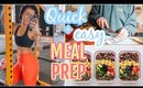 VLOG | HEALTHY + EASY MEAL PREP | WEIGHT LOSS
