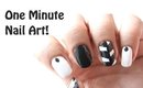 Quick & Easy Nail Art: Monochrome Nail Designs For Beginners _ superwowstyle