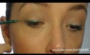 Tutorial: St-Patrick's Natural eye w/ green glitter eyeliner