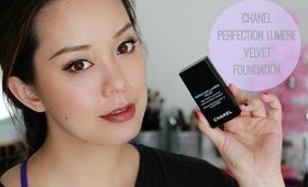 Chanel Perfection Lumiere Velvet Foundation First Impression