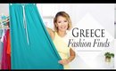 Greece Fashion Finds ( HAUL ) | ANNEORSHINE