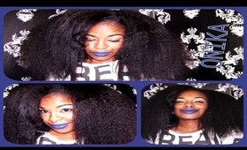 HAIR REGIMEN | Detangling My Air Dried Hair