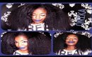 HAIR REGIMEN | Detangling My Air Dried Hair
