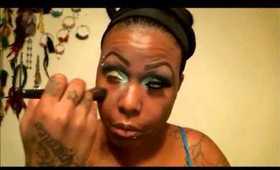 Glama Girl Cosmetics "Mint me Golden Green"