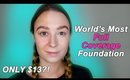 World's Most Full Coverage Foundation?! .....Dermacol Foundation