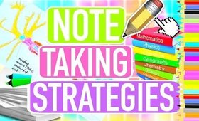 5 BEST NOTE TAKING HACKS FOR CLASS! | GIVEAWAY!!