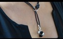 How to Make a Beaded Leather Lariat Necklace