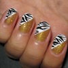 Gold Glam Zebra