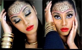 Dramatic Cheetah/ Leopard inspired makeup..
