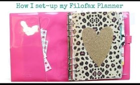 How I Set-Up My Filofax Planner