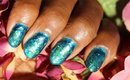 Turquoise Gel Nail Jelly Sandwich